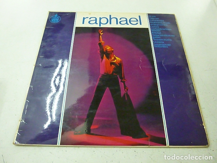Discos de vinilo: RAPHAEL - MI VIDA - LP -HISPAXOX - EDICION INGLESA - HXLS 111 - CC - Foto 1