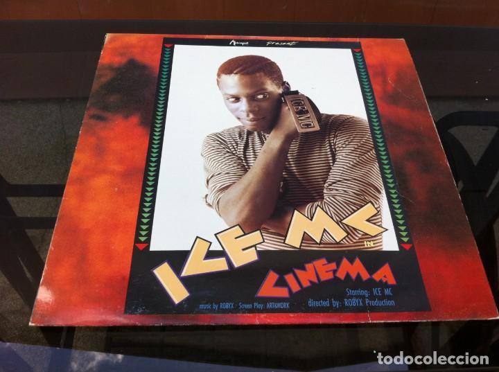 Discos de vinilo: MAXI SINGLE. ICE Mc.  CINEMA. 1990, SPAIN - Foto 1