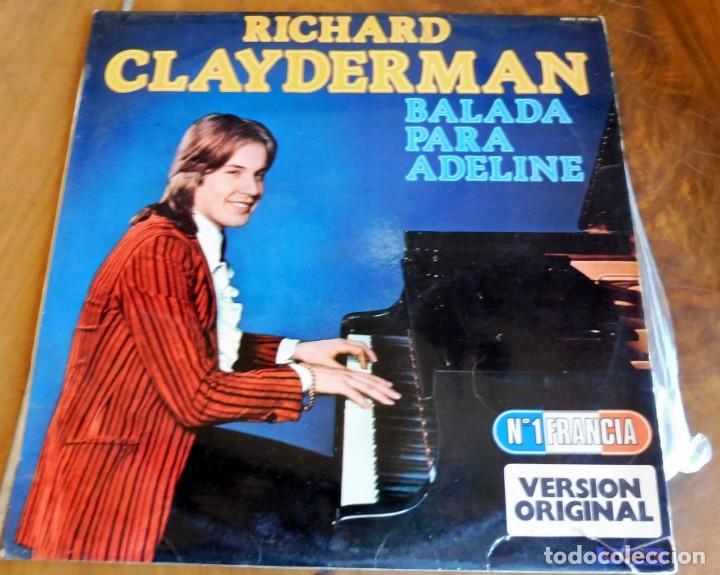 Discos de vinilo: LP - HISPAVOX - RICHARD CLAYDERMAN - BALADA PARA ADELINE - Foto 1