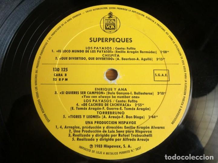 Discos de vinilo: LP SUPERPEQUES (1983) Solo LP - Foto 3