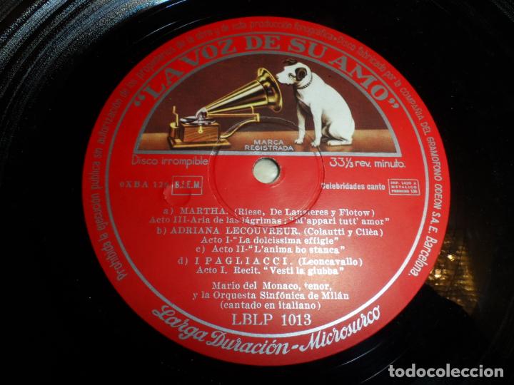 Discos de vinilo: MARIO DEL MONACO - ARIAS DE OPERA (7 PULGADAS) - Foto 3