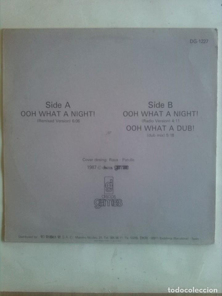 Discos de vinilo: OSCAR BENTON OOH WHAT A NIGHT - Foto 2