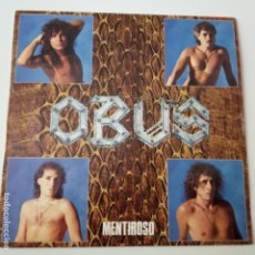 Discos de vinilo: OBUS- MENTIROSO - SINGLE PROMOCIONAL 1986 - COMO NUEVO.. Lote 165454378