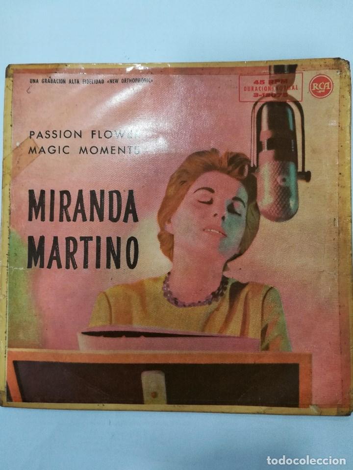 Discos de vinilo: MIRANDA MARTINO: PASSION FLOWER / MAGIC MOMENT - Foto 1