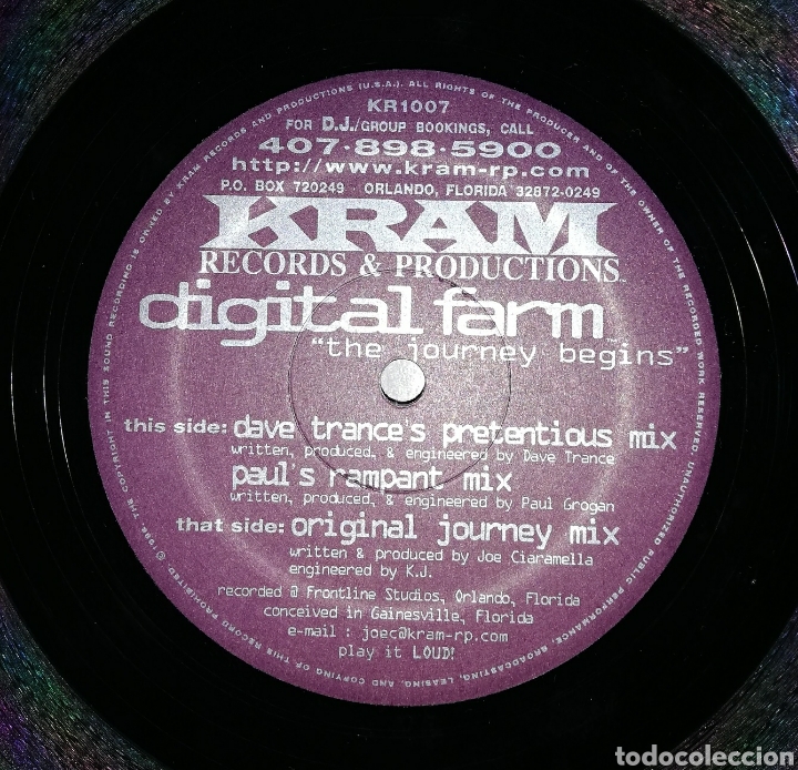 Discos de vinilo: Digital farm - The journey Begins - Foto 3