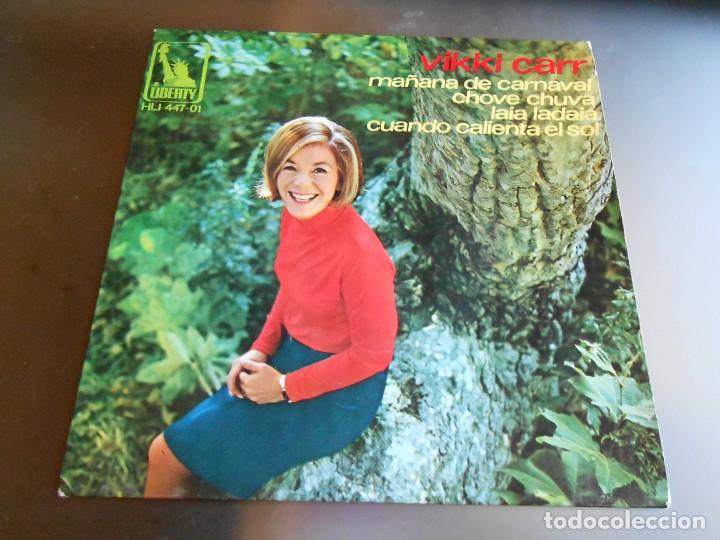 Discos de vinilo: VIKKI CARR, EP, MA&Ntilde;ANA DE CARNAVAL + 3, A&Ntilde;O 1968 - Foto 1
