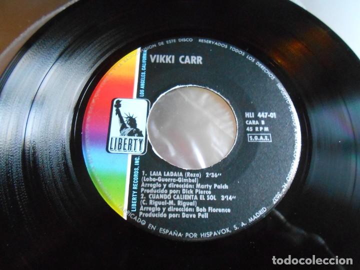 Discos de vinilo: VIKKI CARR, EP, MA&Ntilde;ANA DE CARNAVAL + 3, A&Ntilde;O 1968 - Foto 4