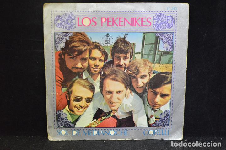 Discos de vinilo: LOS PEKENIKES - SOL DE MEDIANOCHE / CORELLI - SINGLE - Foto 2