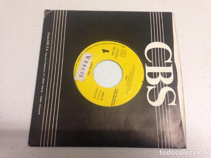 Discos de vinilo: The Front --- Fire --SINGLE PROMO - Foto 1