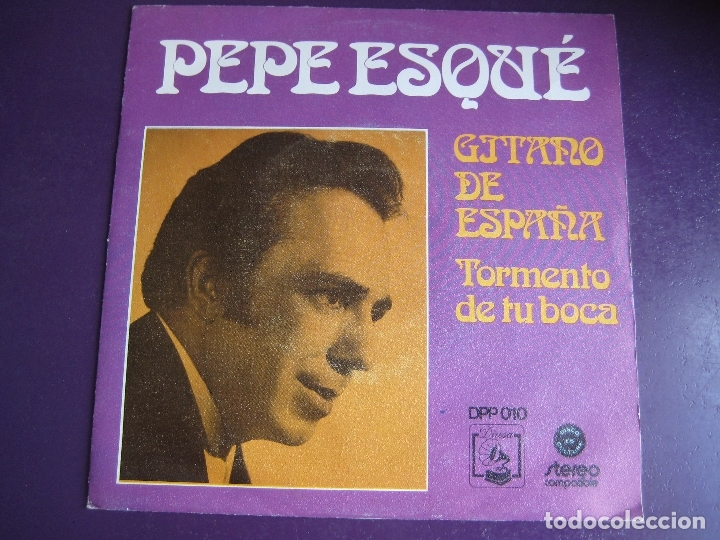 Discos de vinil: PEPE ESQUE Sg DIRESA 1973 gitano de espa&ntilde;a/ tormento de tu boca RUMBAS POP