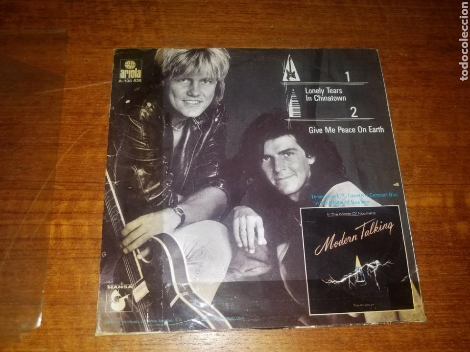 Discos de vinilo: Modern Talking single Loney tears in Chinatown - Foto 2