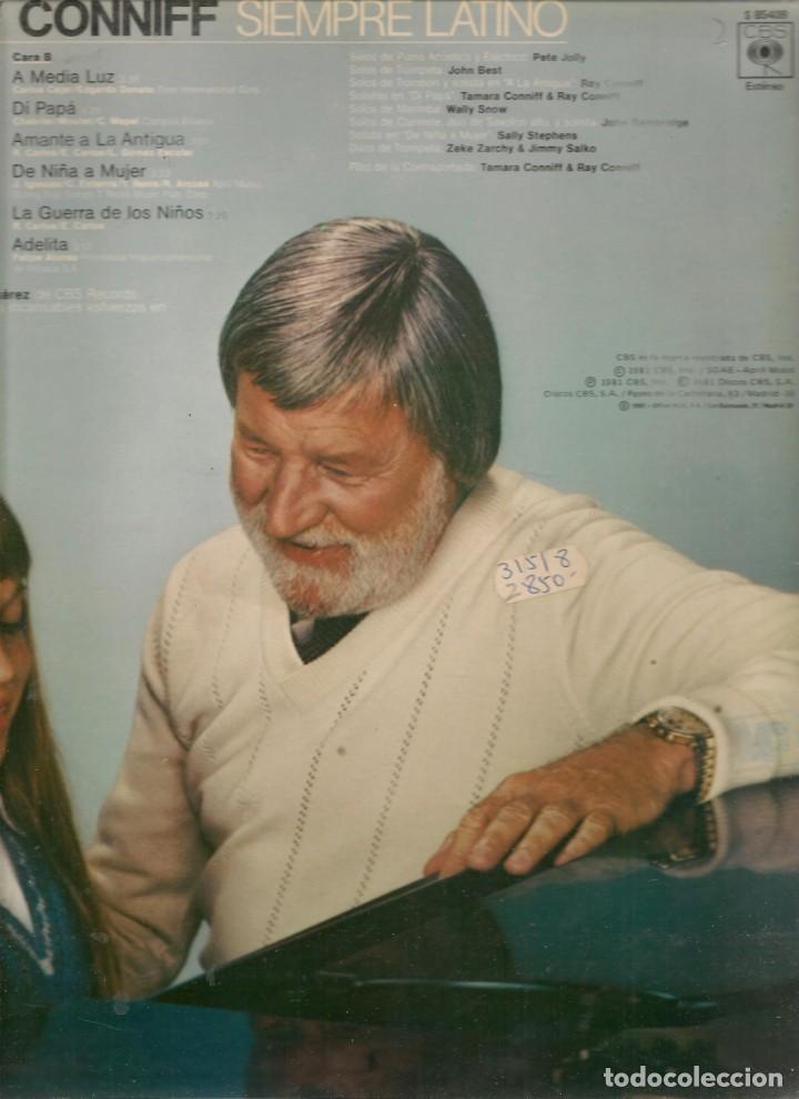 Discos de vinilo: LP.  RAY CONNIFF. SIEMPRE LATINO.  (P/B72) - Foto 2