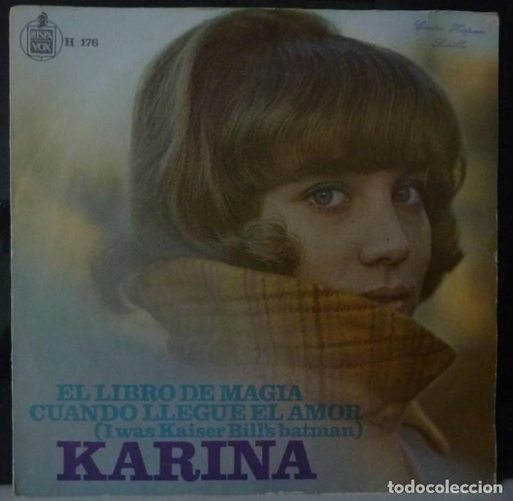 Discos de vinilo: KARINA // EL LIBRO DE LA MAGIA // 1967 SINGLE - Foto 1