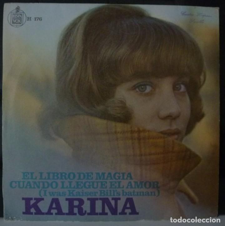 Discos de vinilo: KARINA // EL LIBRO DE LA MAGIA // 1967 SINGLE - Foto 2