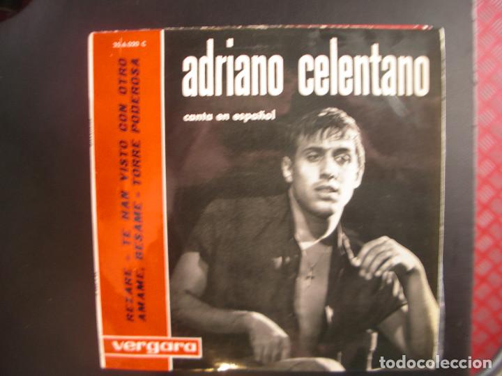 Discos de vinilo: ADRIANO CELENTANO- REZAR&Eacute;. EP. - Foto 1