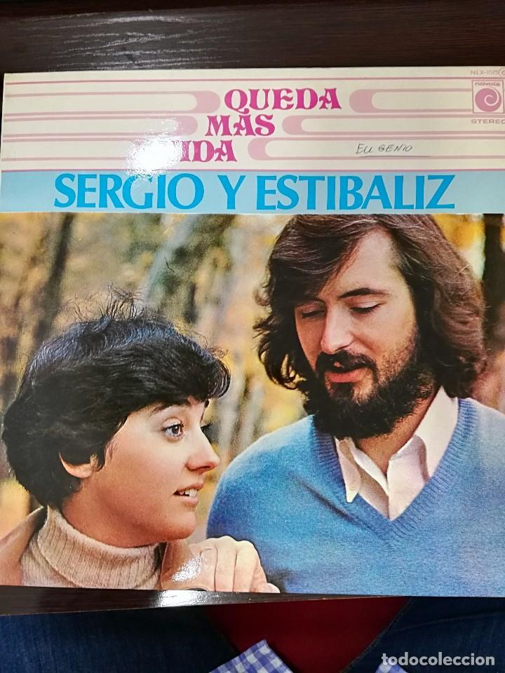 Discos de vinilo: SERGIO Y ESTIBALIZ: QUEDA MAS VIDA - Foto 1