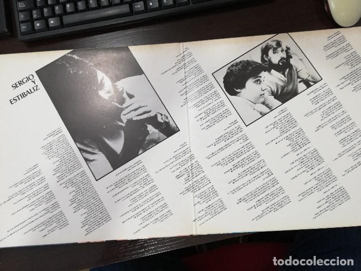 Discos de vinilo: SERGIO Y ESTIBALIZ: QUEDA MAS VIDA - Foto 3