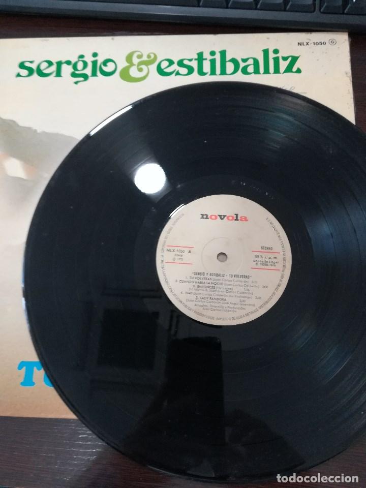 Discos de vinilo: SERGIO Y ESTIBALIZ: TU VOLVERAS - Foto 4
