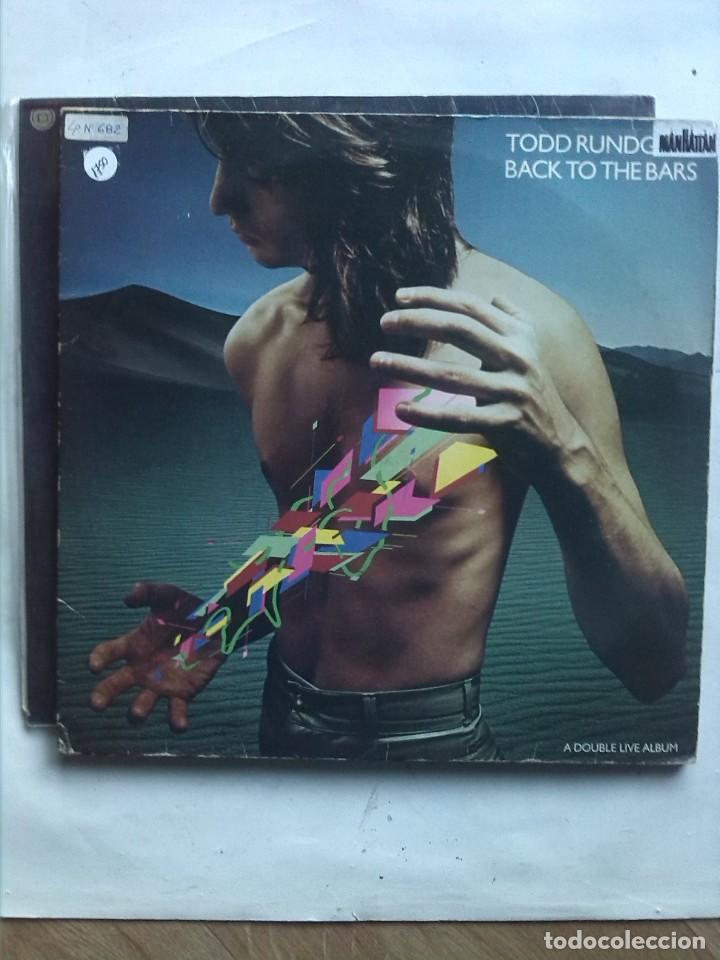 Discos de vinilo: TODD RUNDGREN BACK TO THE BARS - Foto 1