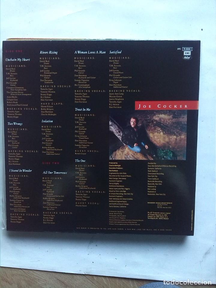 Discos de vinilo: JOE COCKER UNCHAIN MY HEART - Foto 2