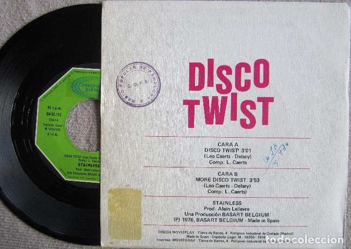 Discos de vinilo: STAINLESS: DISCO TWIST / MORE DISCO TWIST - Foto 2