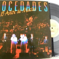 Discos de vinilo: MOCEDADES - 15 AÑOS DE MÚSICA -DOBLE LP 1984 -BUEN ESTADO