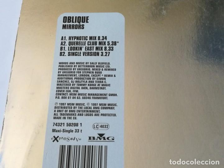 Discos de vinilo: Oblique feat. S.O. - Mirrors - 1997 - Foto 1