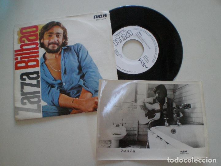 Disques de vinyle: ZARZA - Bilbao- SINGLE PROMOCIONAL CON FOTOGRAFIA RCA 1976