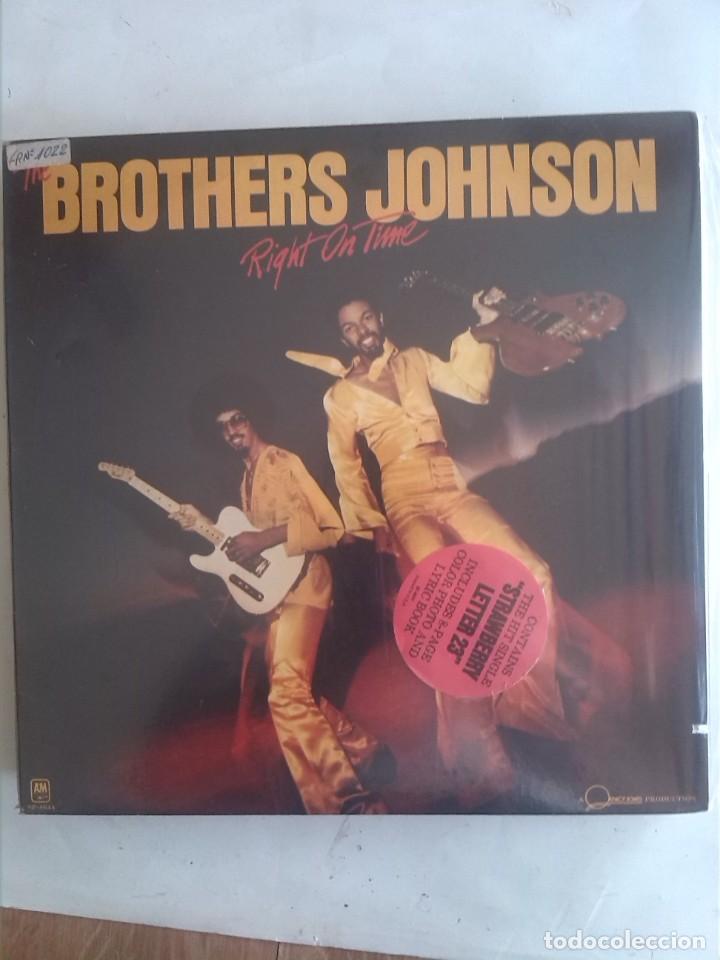 Discos de vinilo: BROTHERS JOHNSON RIGHT ON TIME - Foto 1