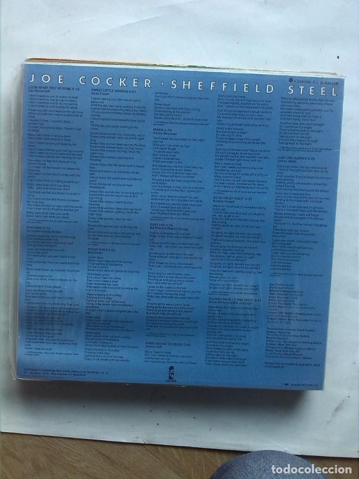 Discos de vinilo: JOE COCKER SHEFFIELD STEEL - Foto 2
