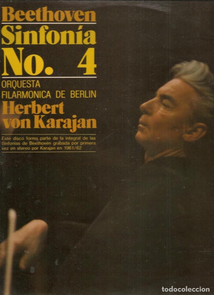 Discos de vinilo: LP. BEETOVEN.  SINFONIA 4. (P/B72) - Foto 1