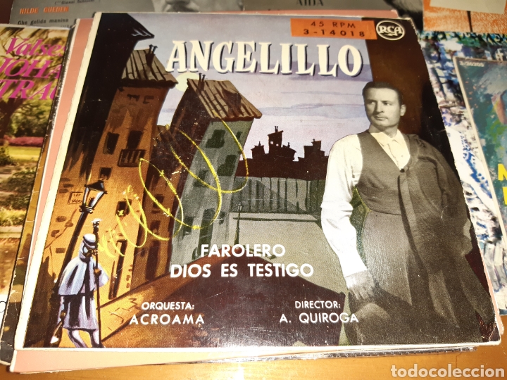 Discos de vinilo: Disco de vinilo single ANGELILLO - Foto 1
