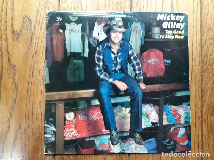 Discos de vinilo: Mickey gilley  -  too good to stop now - Foto 1