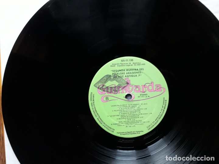 Discos de vinilo: Segunda muestra de folklore aragon&eacute;s - Foto 5