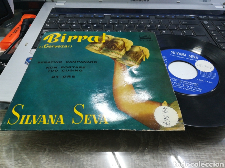Dischi in vinile: Silvana seva ep birra + 3 espa&ntilde;a 1961