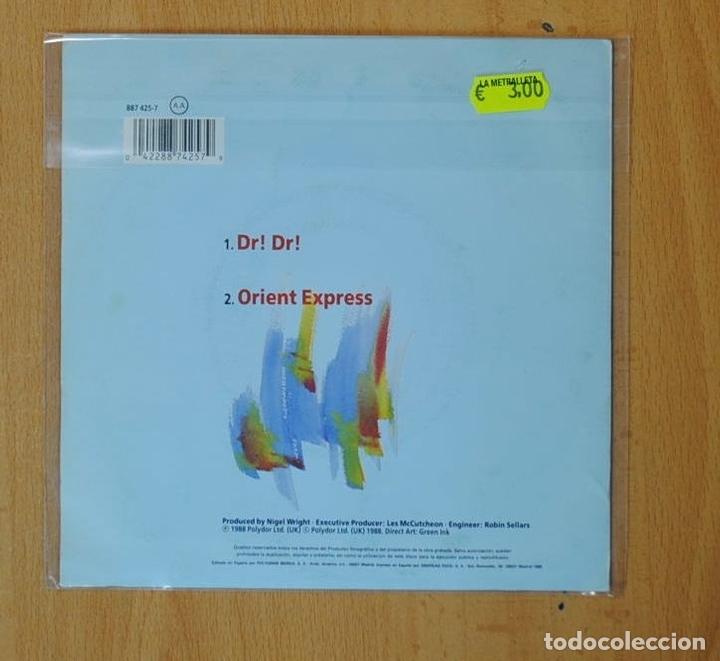 Discos de vinilo: SHAKATAK - DR! DR! / ORIENT EXPRESS - SINGLE - Foto 2