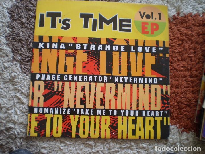 Discos de vinilo: MAXI 12 PULGADAS. IT&acute;S TIME VOL 1 EP. PHASE GENERATOR + HUMANIZE - Foto 1
