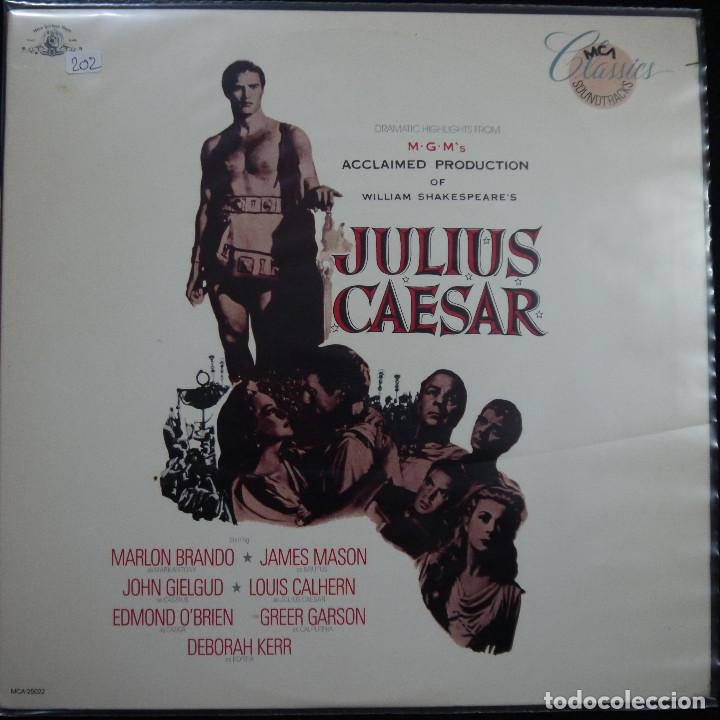 Discos de vinilo: BSO JULIUS CAESAR - LP 1986 USA - Foto 1