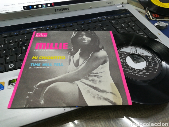 Discos de vinilo: Millie single mi chiquitito Espa&ntilde;a 1970 - Foto 1