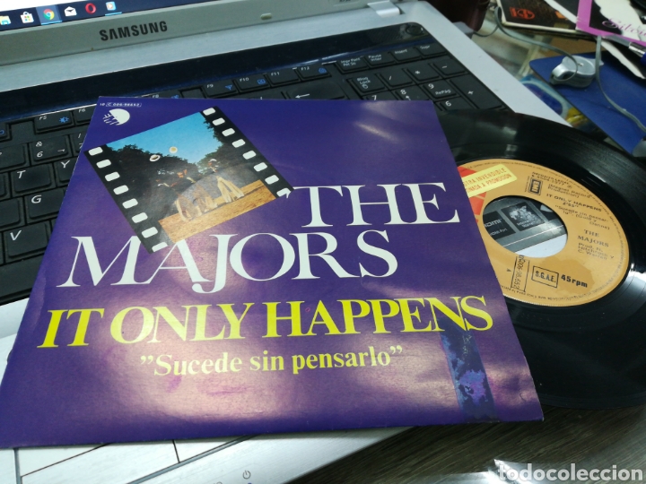 Discos de vinilo: The majors single it only happens 1977 - Foto 1
