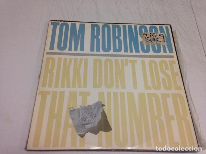 Discos de vinilo: Tom Robinson &lrm;&ndash; Rikki Dont Lose That Number - Foto 1