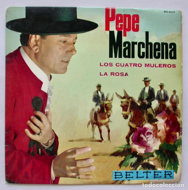 Discos de vinilo: PEPE MARCHENA, LOS CUATRO MULEROS (BELTER 1963) - Foto 1