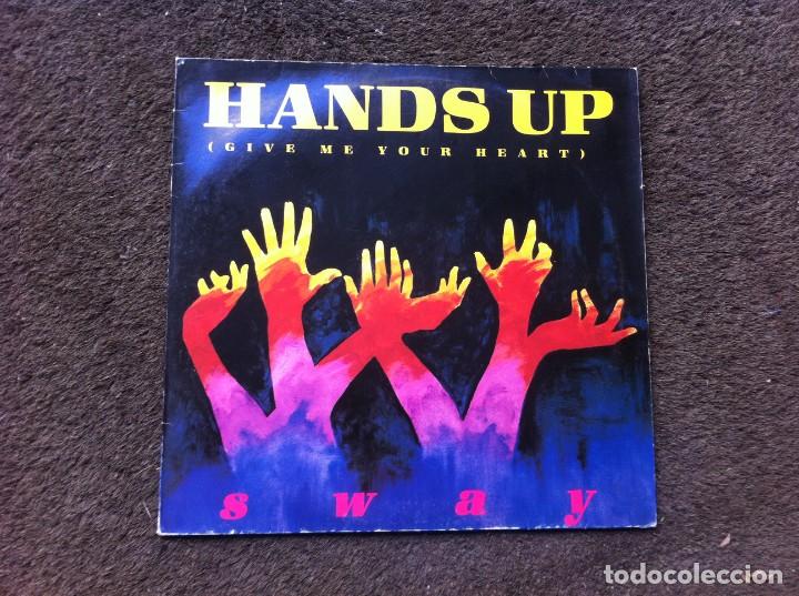 Discos de vinilo: MAXI SINGLE. SWAY.  HANDS UP.  1987 - Foto 1