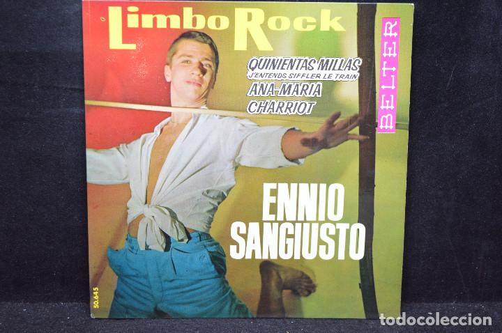 Discos de vinilo: ENNIO SANGIUSTO - LIMBO ROCK + 3 - EP - Foto 1