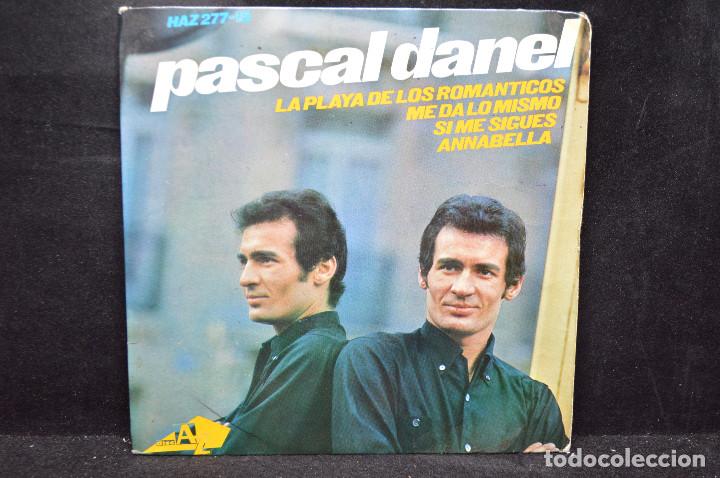 Discos de vinilo: PASCAL DANEL - LA PLAYA DE LOS ROM&Aacute;NTICOS + 3 - EP - Foto 1