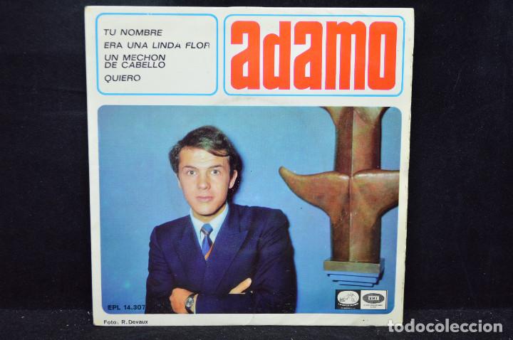 Discos de vinilo: ADAMO -  TU NOMBRE + 3 - EP - Foto 1