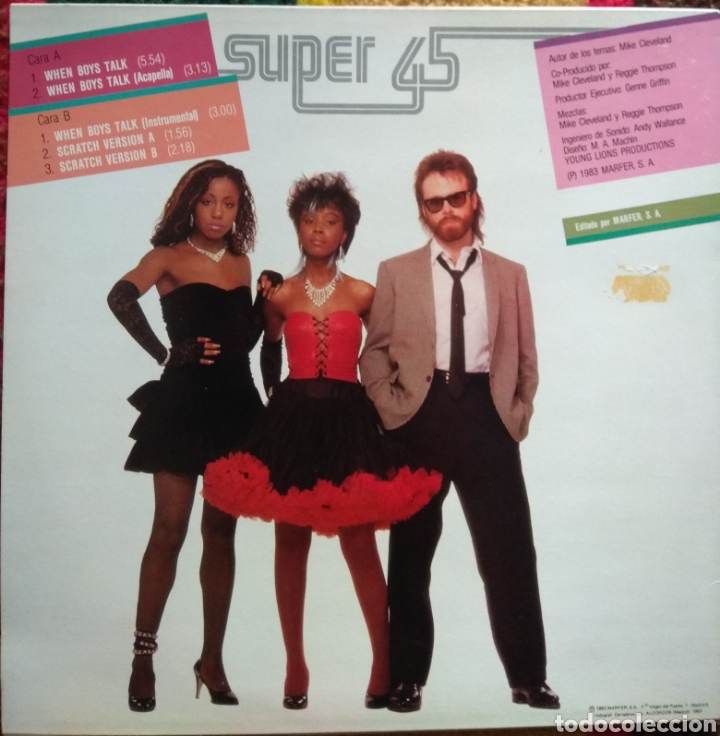 Discos de vinilo: Indeep&nbsp;?&ndash;&nbsp;When Boys Talk = Cuando Los Chicos Hablan - Foto 2