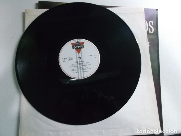 Discos de vinilo: los lobos donna, 4 temas , 1987 ed espa&ntilde;ola - Foto 3