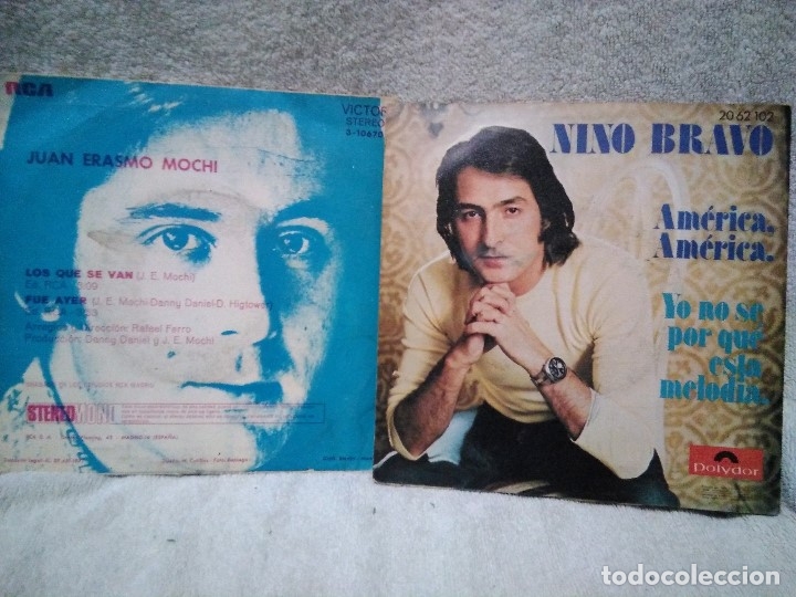 Discos de vinilo: singles de Nino Bravo y Mochi - Foto 3