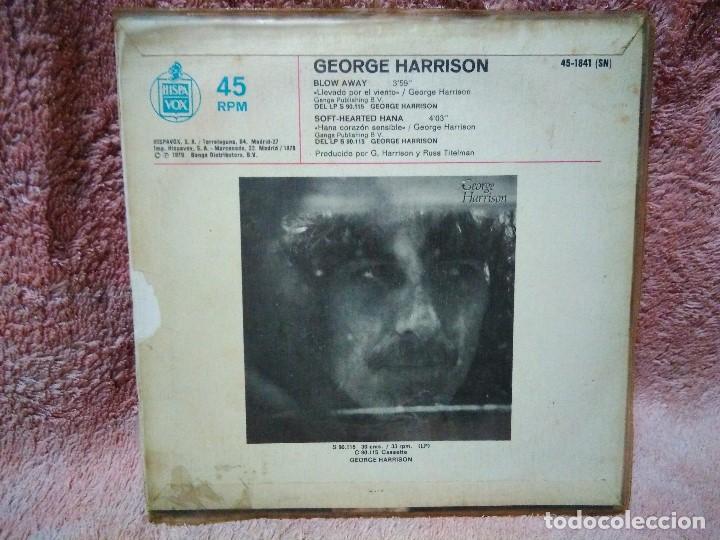 Discos de vinilo: single de George Harrison 1979 - Foto 2